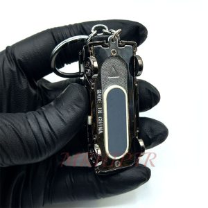 فندک الکتریکی شارژی مدل المنتی طرح پاترول نقره ای کد 110063