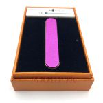 فندک الکتریکی شارژی مدل المنتی طرح سوهان صورتی کد140041