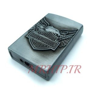 فندک گازی طرح عقاب نقره ای کد a120210