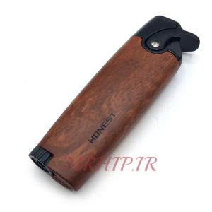 120199 فندک گازی مدل هنسی قهوه ای کد