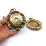 زیرسیگاری برنجی بیضی قطر16 کد 220032