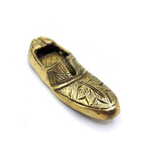 زیرسیگاری برنجی جفت طرح کفش طول 14 کد 220033