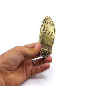 زیرسیگاری برنجی جفت طرح کفش طول 14 کد 220033