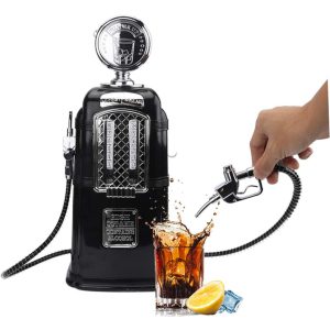 کلمن نوشیدنی طرح پمپ بنزین 2مخزن ظرفیت 2 لیتر مشکی