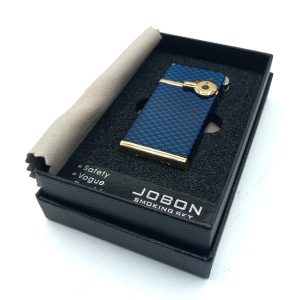 فندک گازی جوبون jobon مدل دو حالته طلایی شطرنجی کدa120319