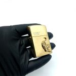 فندک بنزینی زورو مدل ببر رنگ طلایی کد L130046