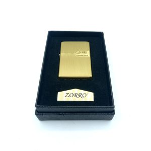 فندک بنزینی زورو رنگ طلایی کد L130047