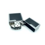 فندک بنزینی زورو رنگ مشکی نقره ای کد L130049