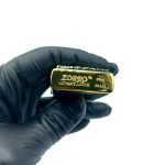 فندک بنزینی زورو مدل چشم مار رنگ طلایی کد L130050