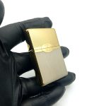 فندک بنزینی زورو رنگ طلایی نقره ای کد L130051