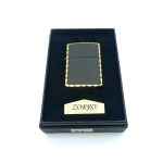 فندک بنزینی زورو مدل آسفالتی رنگ مشکی کد L130054