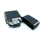 فندک بنزینی زورو مدل آسفالتی رنگ مشکی کد L130054