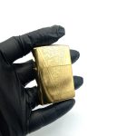 فندک بنزینی زورو مدل اسلیمی رنگ طلایی کد L130052