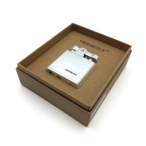 فندک بنزینی هانست رنگ نقره ای کد L130061