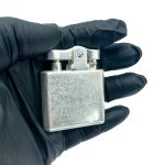 فندک بنزینی هانست رنگ نقره ای کد L130061