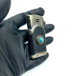 فندک بنزینی هنسی مسی چرم کد L130064