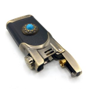 فندک بنزینی هنسی مسی چرم کد L130064