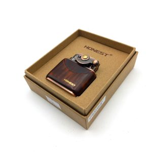 فندک بنزینی هانسی قهوه ای سوخته کد L130068