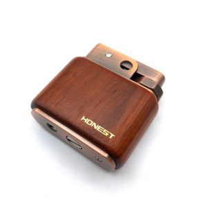 فندک بنزینی هانست طرح چوب مسی کد L130079