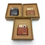 فندک بنزینی هانست طرح چوب مسی کد L130079