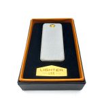 فندک الکتریکی شارژی مدل المنتی نقره ای کد L140112