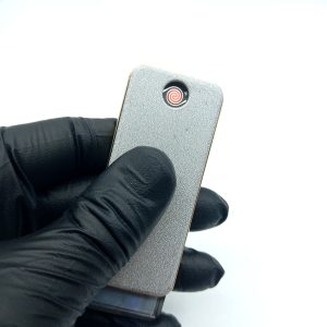 فندک الکتریکی شارژی مدل المنتی نقره ای کد L140112