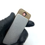 فندک الکتریکی شارژی مدل المنتی نقره ای کد L140112