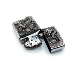 فندک بنزینی چیف طرح اژدها نقره ای کدL130082