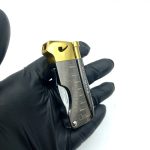 فندک گازی بائوفا مشکی طلایی کد L120345