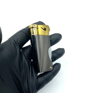 فندک گازی بائوفا مشکی طلایی کد L120345