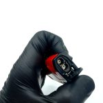 فندک گازی اتمی دوشعله هنسی قرمز رنگ طرح مارمولک کد L120350