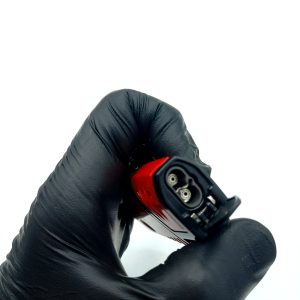 فندک گازی اتمی دوشعله هنسی قرمز رنگ طرح مارمولک کد L120350