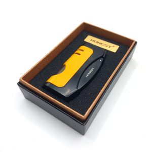 L120355 فندک گازی اتمی هنسی زرد نوک مدادی