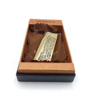 فندک گازی بقل زن هانست طلایی کد L120364