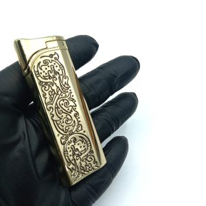 فندک گازی بقل زن هانست طلایی کد L120364