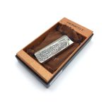 فندک گازی بغل زن هانست نقره ای کد L120365