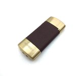 فندک گازی هانست چرم طلایی کد L120366
