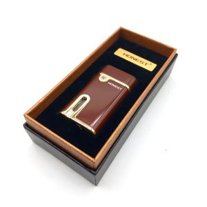 فندک گازی هانست رنگ قهوه ای کد L120369