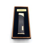 فندک گازی هانست چرم مشکی کد L120376