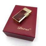 فندک گازی مدل دیروی قرمز طلایی کد L120384