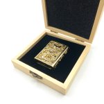فندک بنزینی چیف طلایی طرح اسب و اژدها کدL130088
