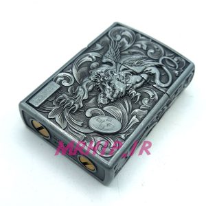 فندک بنزینی زورو سیلور برجسته طرح دراگون کد A130091