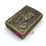 فندک بنزینی زورو طلایی برجسته طرح دراگون کد A130091