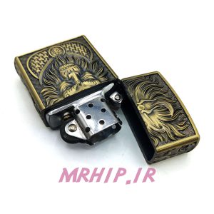فندک بنزینی زورو طلایی برجسته طرح دراگون کد A130099
