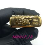 فندک بنزینی زورو طلایی برجسته طرح دراگون کد A130099