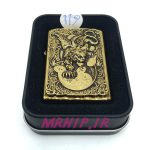 فندک بنزینی زورو طلایی برجسته طرح دراگون کد A130099