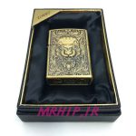 فندک بنزینی زورو طلایی برجسته کد A130101