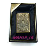 فندک بنزینی زورو طلایی برجسته کد A130101