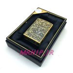 فندک بنزینی زورو طلایی برجسته کد A130094