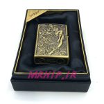 فندک بنزینی زورو طلایی برجسته طرح دراگون کد A130091